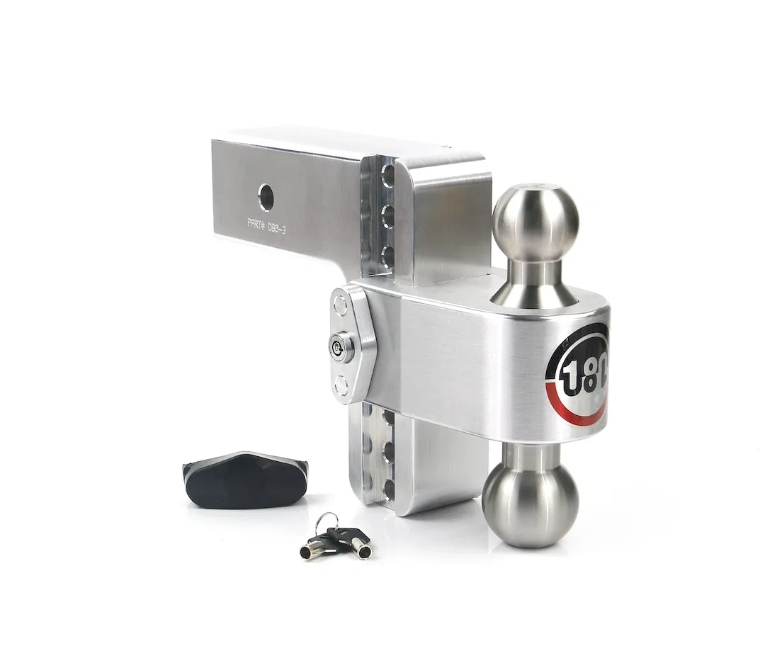 LTB6-3 – WEIGH SAFE Trailer Hitch Ball Mount, Fits 3 Inch Receiver 21000 Gross Trailer Weight Turnover Adjustable Non...